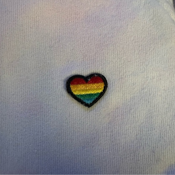 Spiritual GangsterTie Dye Happiness Pastel Crewneck Sweatshirt Women Size M - Picture 6 of 16